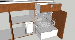 Papillon - Küchenblock