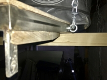 Zeltlift für Anhängerzelt in Garage