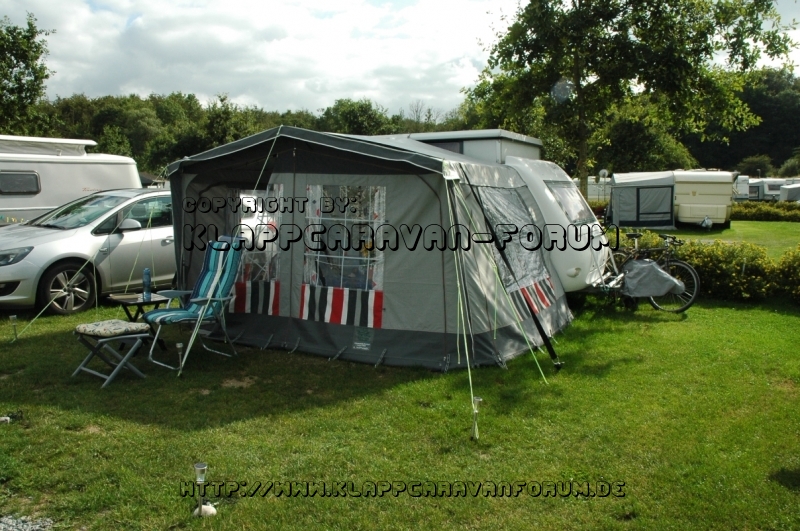 Broager Stellplatz mit Vorzelt