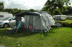 Broager Stellplatz mit Vorzelt