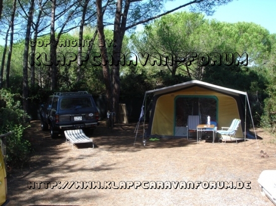 Camping Casa di Caccia - Reto und Claudias Stellplatz in der Toscana 2007