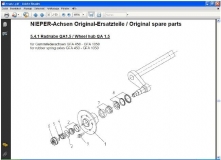 Nieper Achse-Radlager