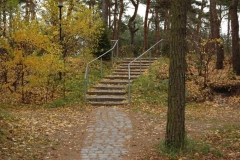 Dünencamp Karlshagen Usedom - Treppe über die mittlere Düne 