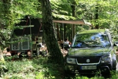 .mit dem Dachzelt unterwegs