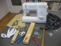 Werkzeug und Material