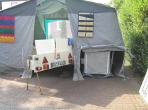 Das Unterzelt - auch Räuberhöhle genannt